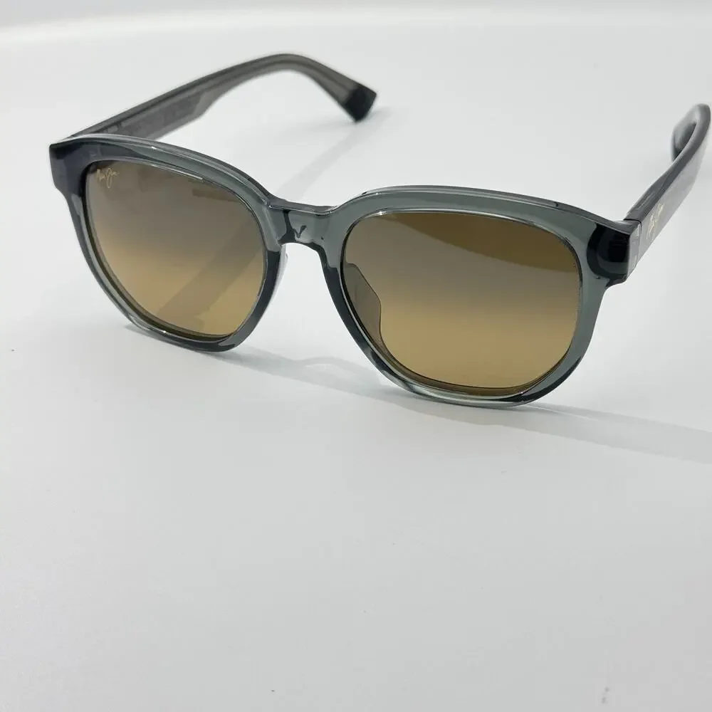 Maui Jim Sunglasses Akahai AF STG-SG MJ646-14 Gray Polarized Asian Fit 56mm
